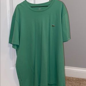 Men’s Lacoste Size M pale green t shirt
